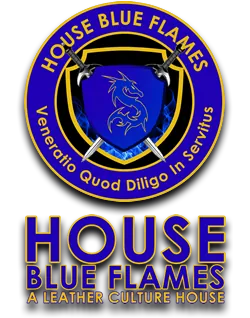 House Blue Flames Crest